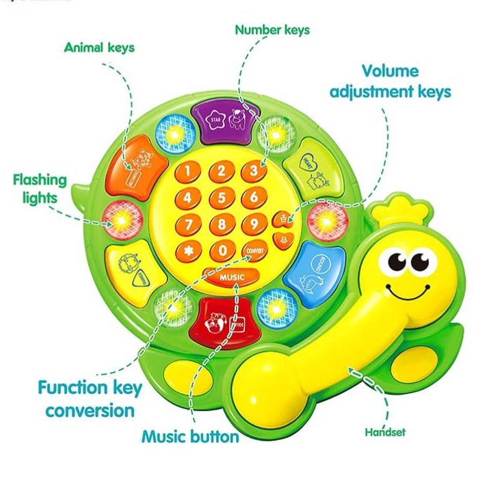 تلفن موزیکال طرح حلزون مامزنینی