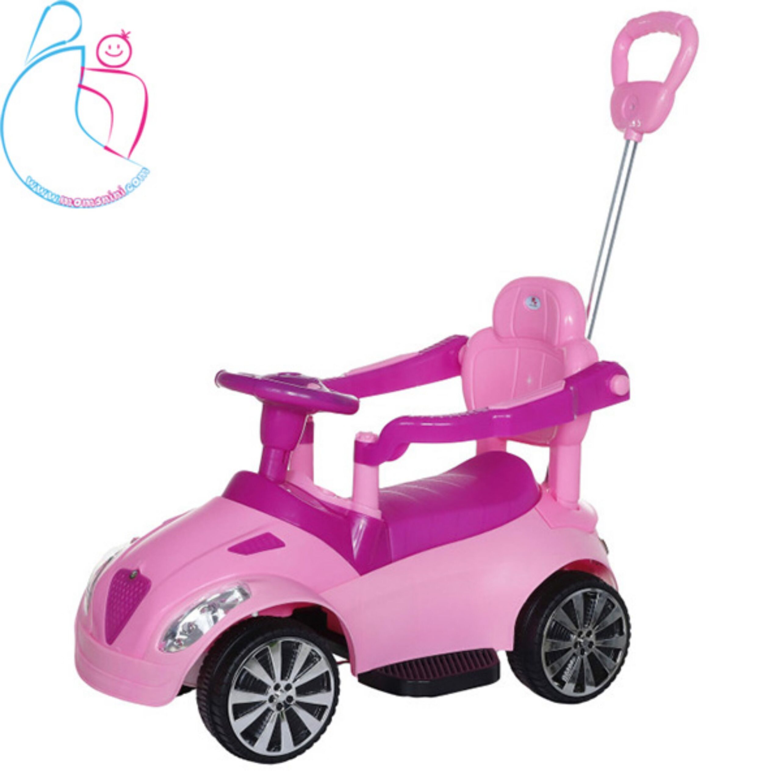 ماشین کودک بی بی ماک صورتی
