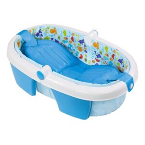 وان حمام تاشو نوزاد برند سوآندا رنگ آبی مامزنینی