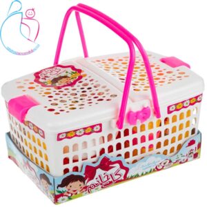 سبد بزرگ اسباب بازی پیک نیک مدل گل خانم