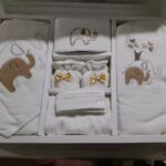 سرویس حوله جعبه ای کودک و نوزاد بلیکا طرح فیل مامزنینی