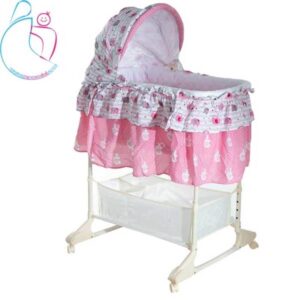 تخت و گهواره نوزاد آرتمن بی بی رنگ صورتی مامزنینی