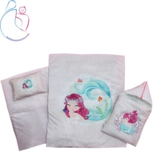 سرویس خواب 4 تکه مخمل مامزکیوتی (momscutie) مدل پری دریایی مامزنینی