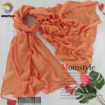 شال پلیسه چینی نخی  چهارفصل مام استایل