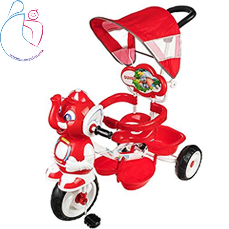 سه چرخه بیبی لند Baby Land مدل Elephent رنگ قرمز مامز نینی