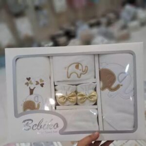 سرویس حوله جعبه ای کودک و نوزاد بلیکا طرح فیل مامزنینی