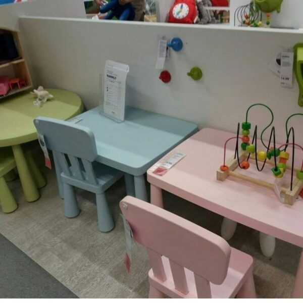 میز کودک طرح ایکیا مدل ماموت MAMMUT مامزنینی