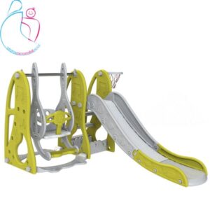 تاب و سرسره کودک مدل ملودی رنگ زرد مامزنینی