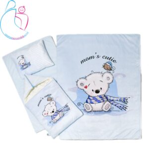 سرویس خواب 4 تکه کودک مدل کوآلا آبی