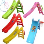 سرسره کودک 3پله سورنا رنگ صورتی مامزنینی