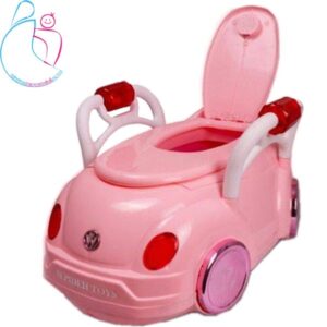 توالت فرنگی فولکس سپیده تویز رنگ صورتی