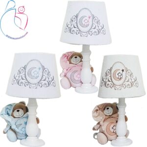 آباژور اتاق کودک طرح خرس تدی (teddy bear) مامزنینی