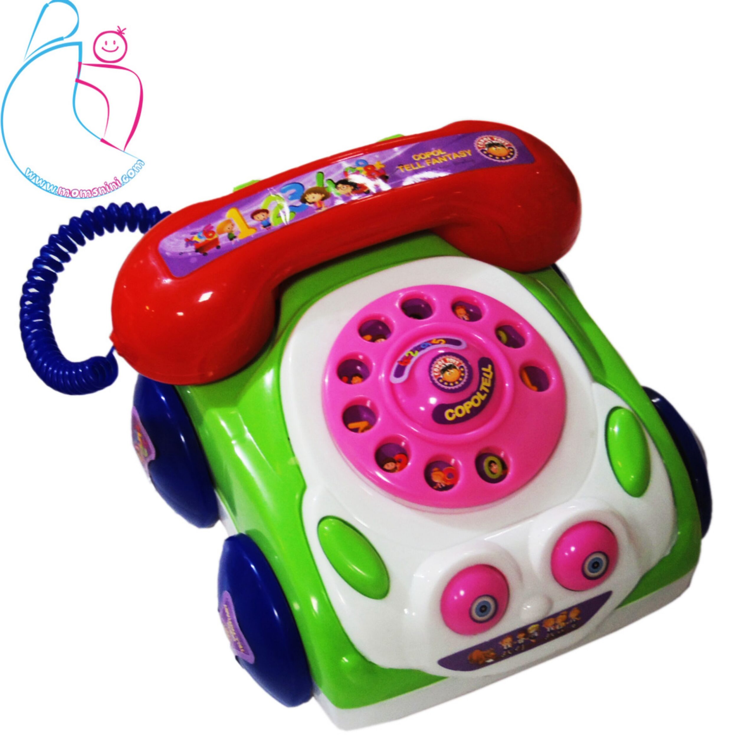 تلفن اسباب بازی مدل ماشین سبز