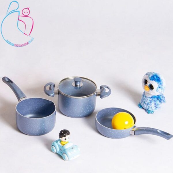 سرویس قابلمه کودک 4 پارچه عروس مدل نلیا