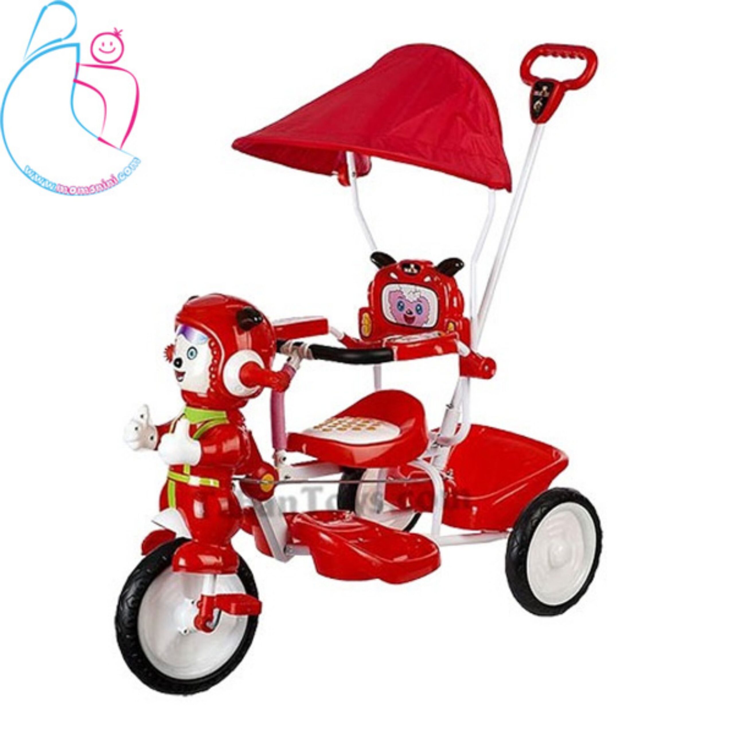 سه چرخه ارابه مدل مرسانا قرمز