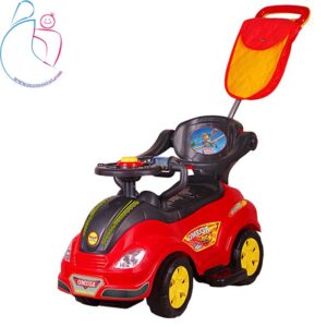 ماشین بازی سواری مدل امگا سپیده تویز رنگ قرمز مامزنینی