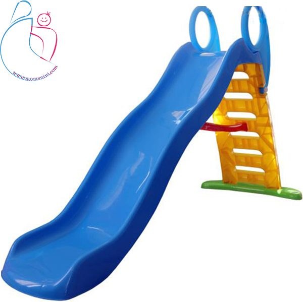 سرسره حفاظدار 6 پله موج رنگ آبی مامزنینی