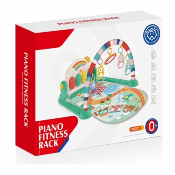 تشک بازی موزیکال کودک هوانگر Huanger طرح رنگین کمان کد HE0652 مامزنینی