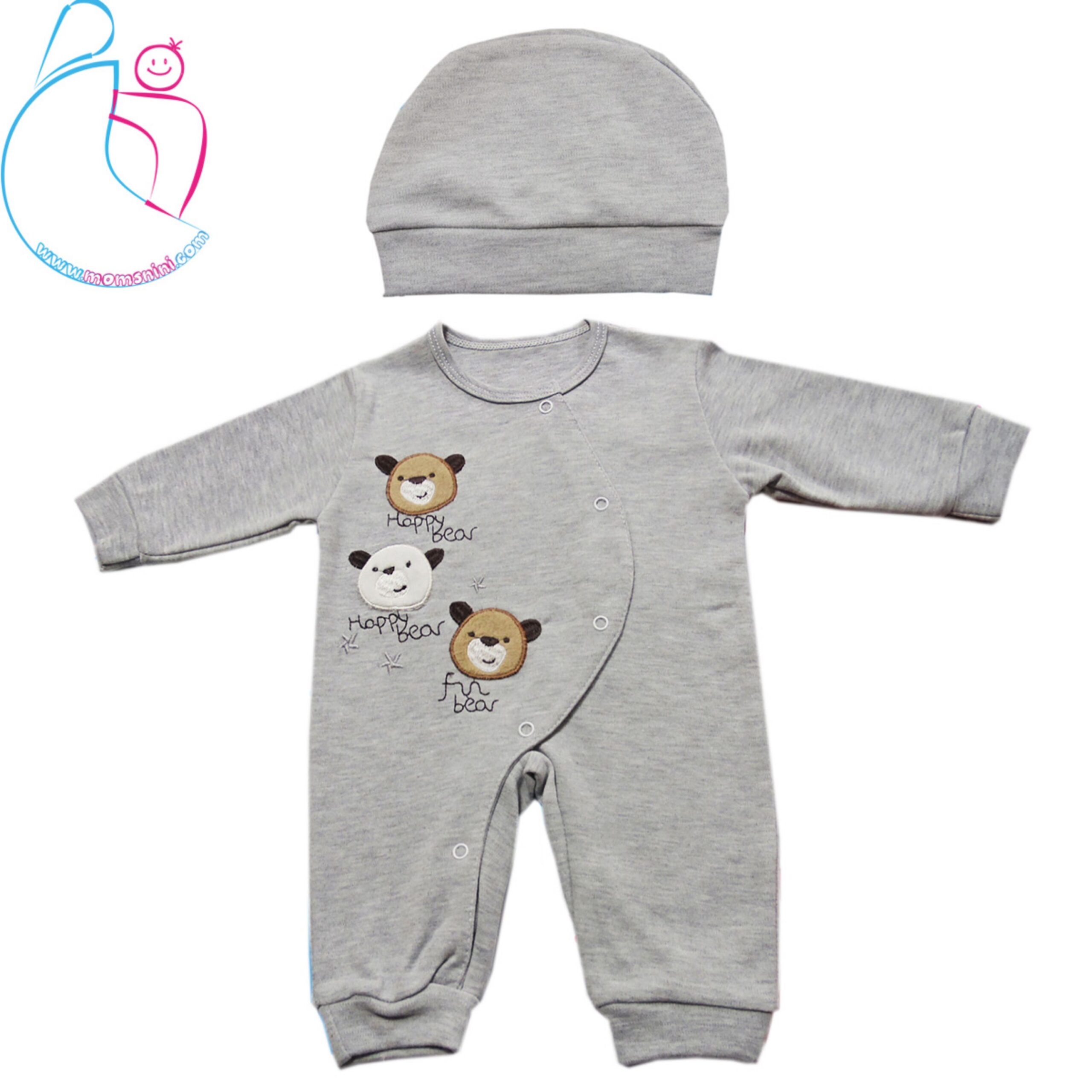 ست سرهمی و کلاه نوزادی