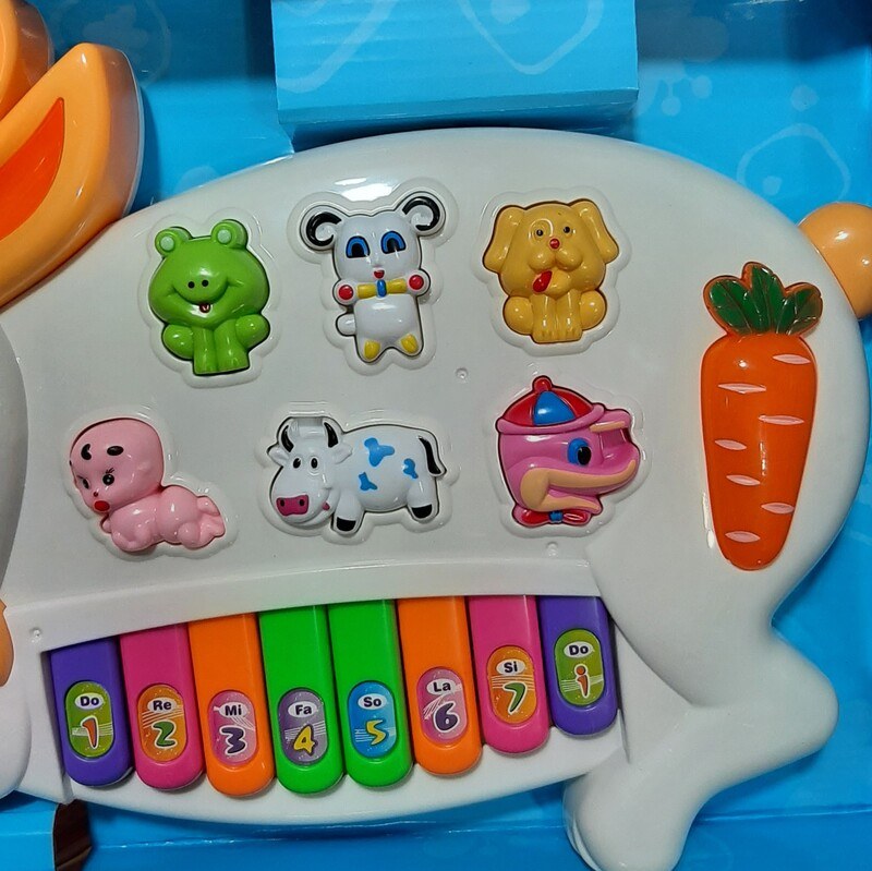 ارگ خرگوشی موزیکال اورجینال( اسباب بازی پیانو حیوانات) اورجینال مامزنینی