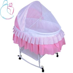 گهواره نوزاد کوشا مدل مارال دارای رنگبندی مامزنینی