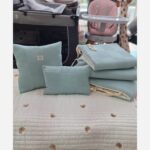 سرویس روتختی نوزاد برند مامز کیوتی 7 تکه طرح خرس پیکه مامزنینی