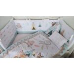 سرویس روتختی نوزاد برند مامز کیوتی 7 تکه طرح روباه و جنگل مامزنینی