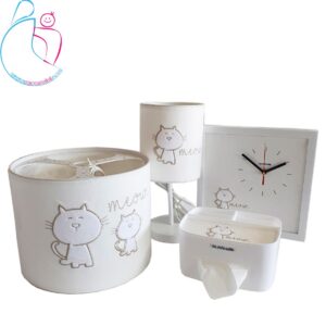 ست ساعت و روشنایی مامز کیوتی مدل گربه مامزنینی