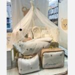 سرویس روتختی 7تیکه برند مامز کیوتی طرح تدی(baby bear) مامزنینی