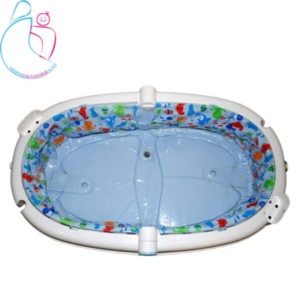 وان حمام تاشو نوزاد برند سوآندا رنگ آبی مامزنینی