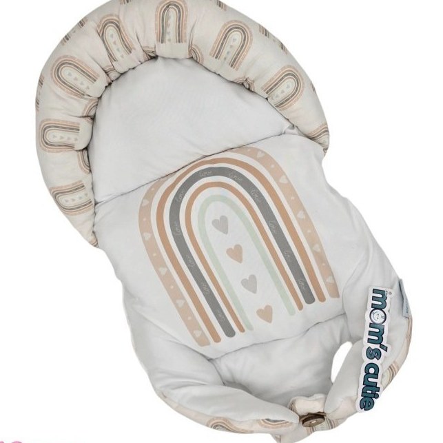 قنداق سوئیسی دوطرفه نوزاد از برند مامزکیوتی طرح رنگین کمان مامزنینی