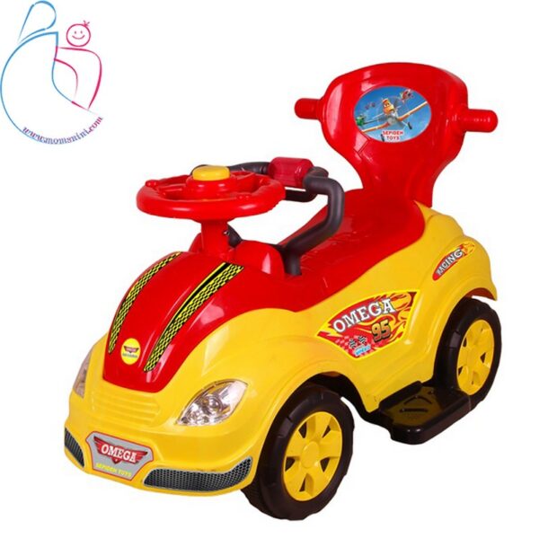 ماشین بازی سواری مدل امگا سپیده تویز رنگ قرمز مامزنینی