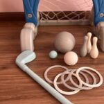 بسکتبال ایستاده چند کاره کودک مدل دلفین 5 کاره مامزنینی