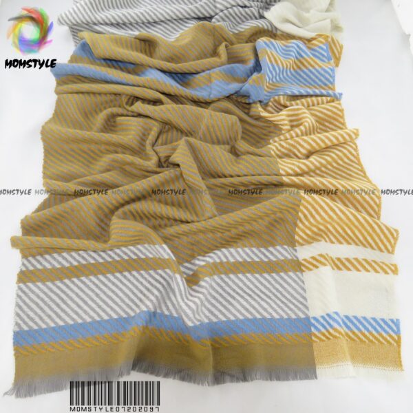 شال موهر جناقی معمولی وارداتی  دارای رنگ بندی مام استایل