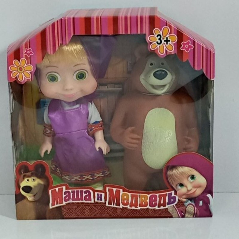عروسک ماشا و میشا دو عددی NO.3001 مامزنینی