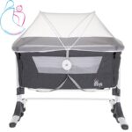 تخت کنار مادر zooye مدل ZN-803 رنگ طوسی مامزنینی