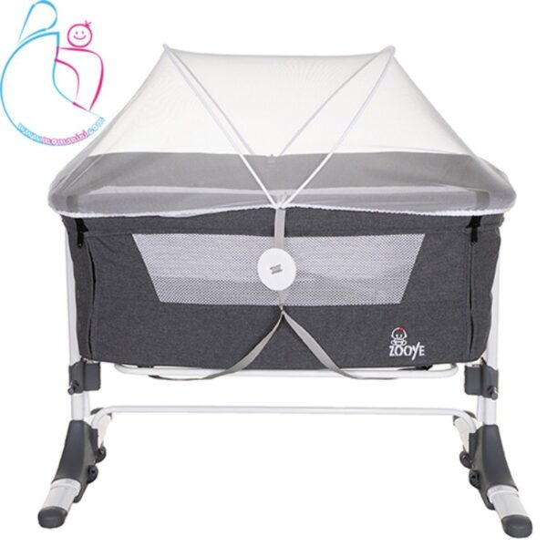 تخت کنار مادر zooye مدل ZN-803 رنگ طوسی مامزنینی